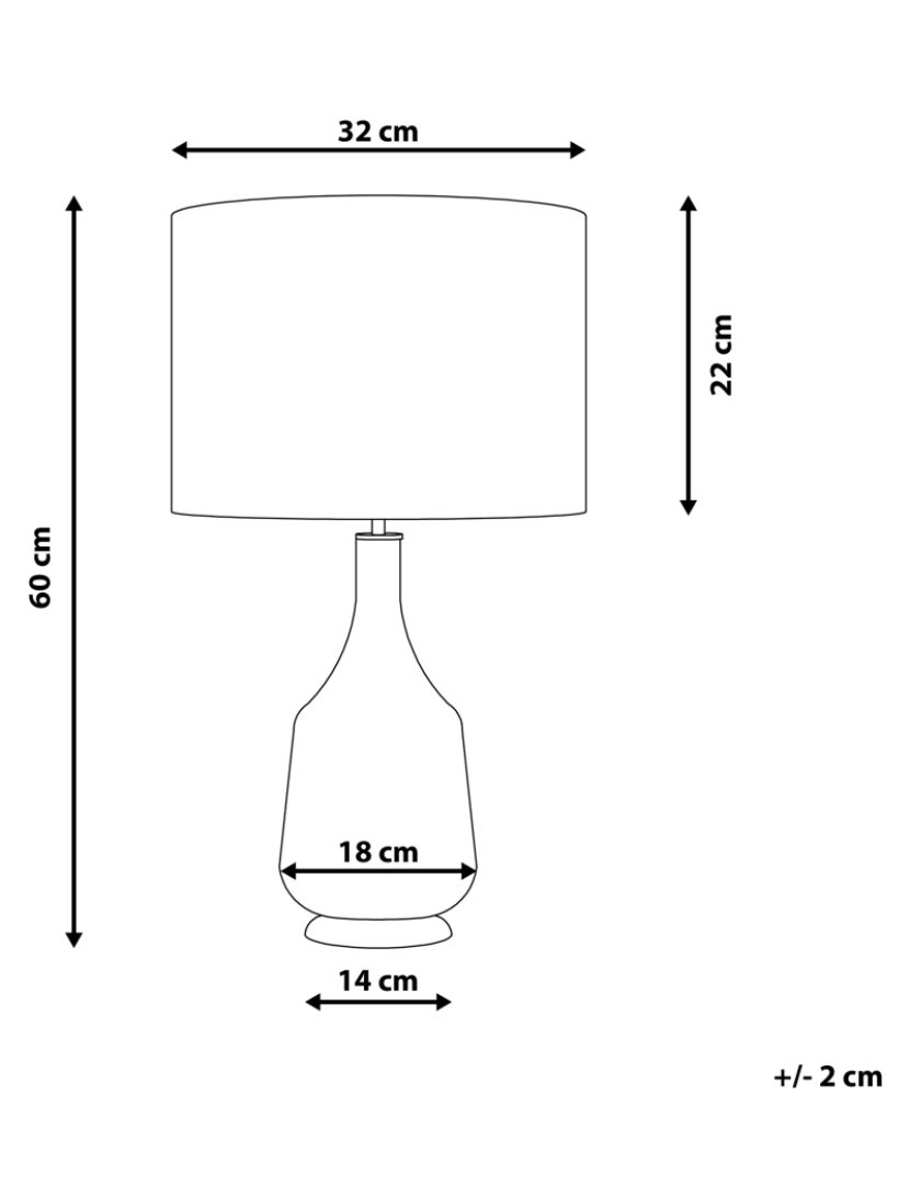 imagem de Candeeiro de mesa vermelho TRIVERSA1