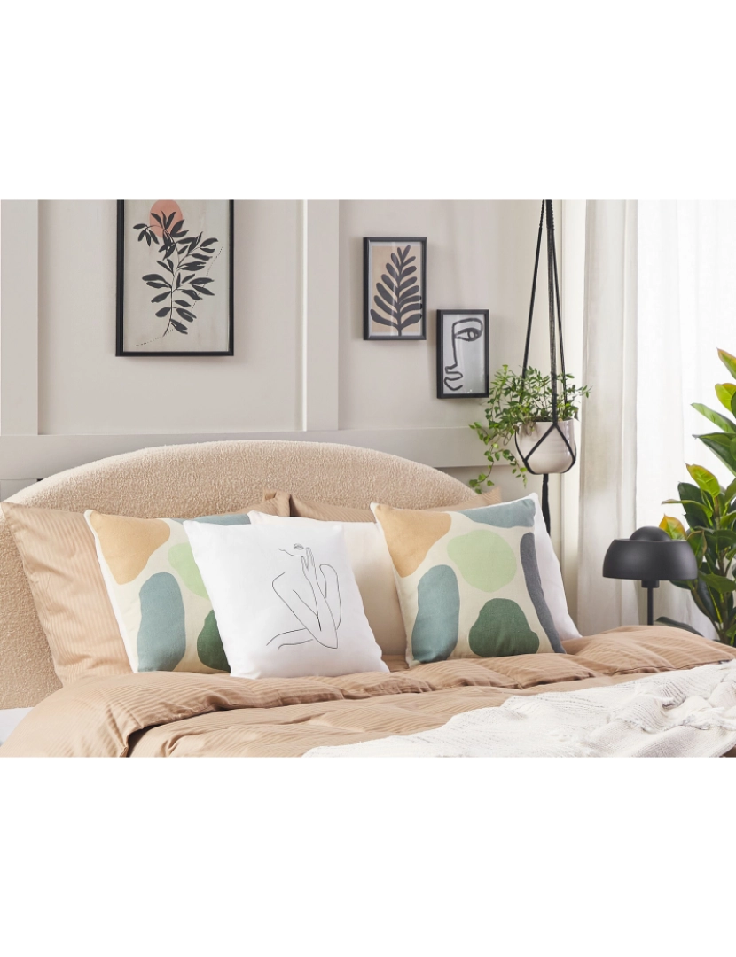 imagem de Conjunto de 2 almofadas Multicolor CRINUM 45 x 45 cm2