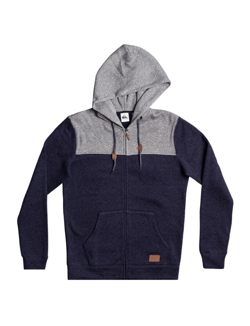 Quiksilver - Hoodie Homem Keller Block Zip Azul