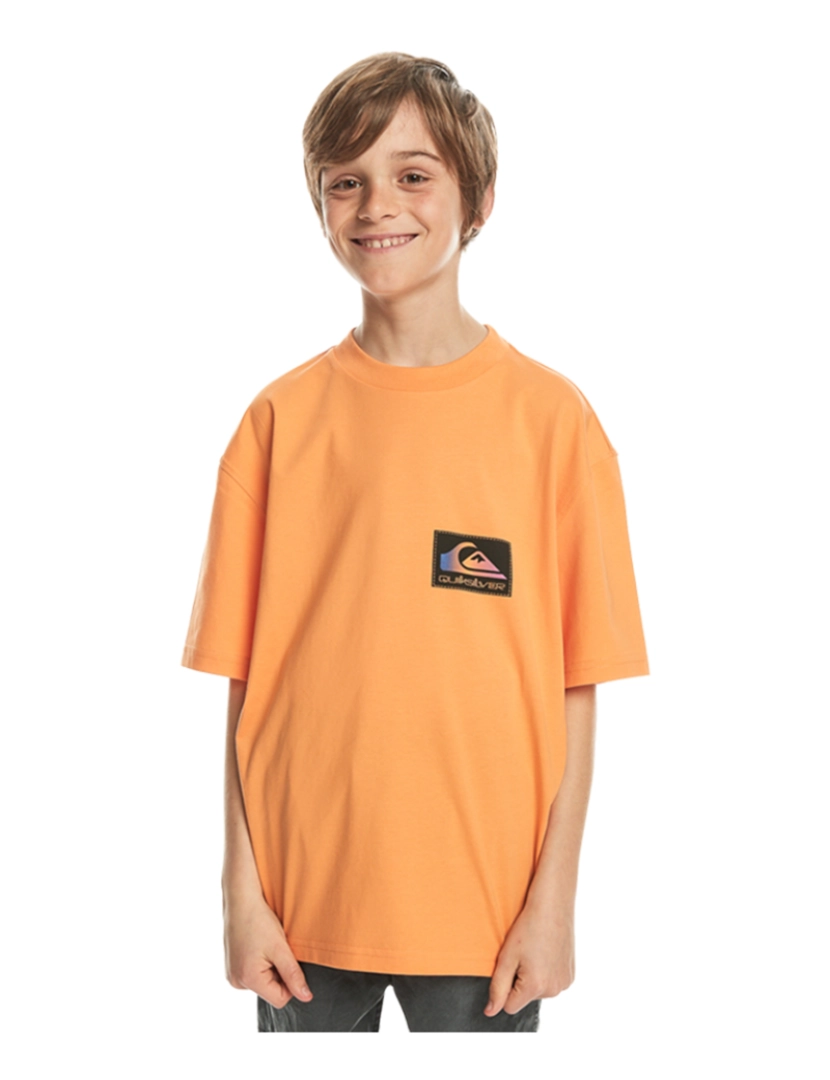 Quiksilver - T-Shirt de Rapaz Laranja