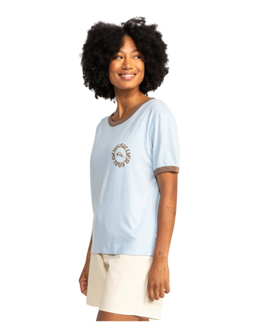 Quiksilver - T-Shirt de Mulher Azul