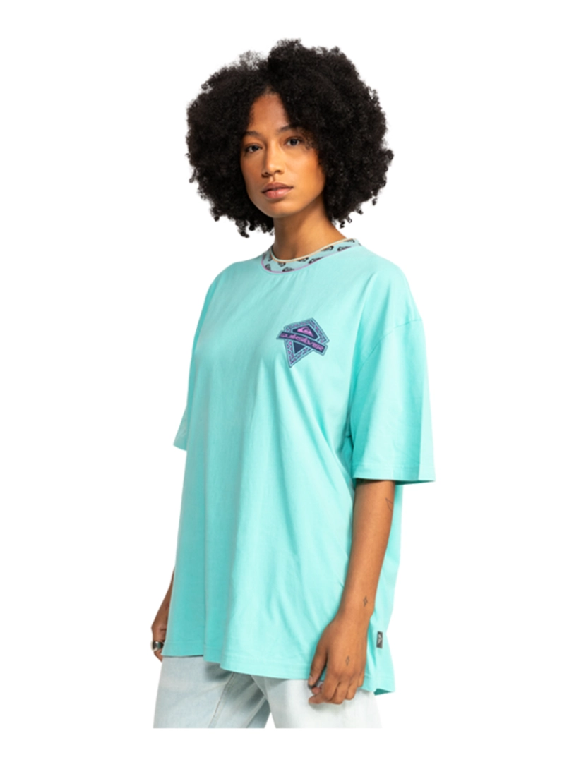 Quiksilver - T-Shirt de Mulher Azul