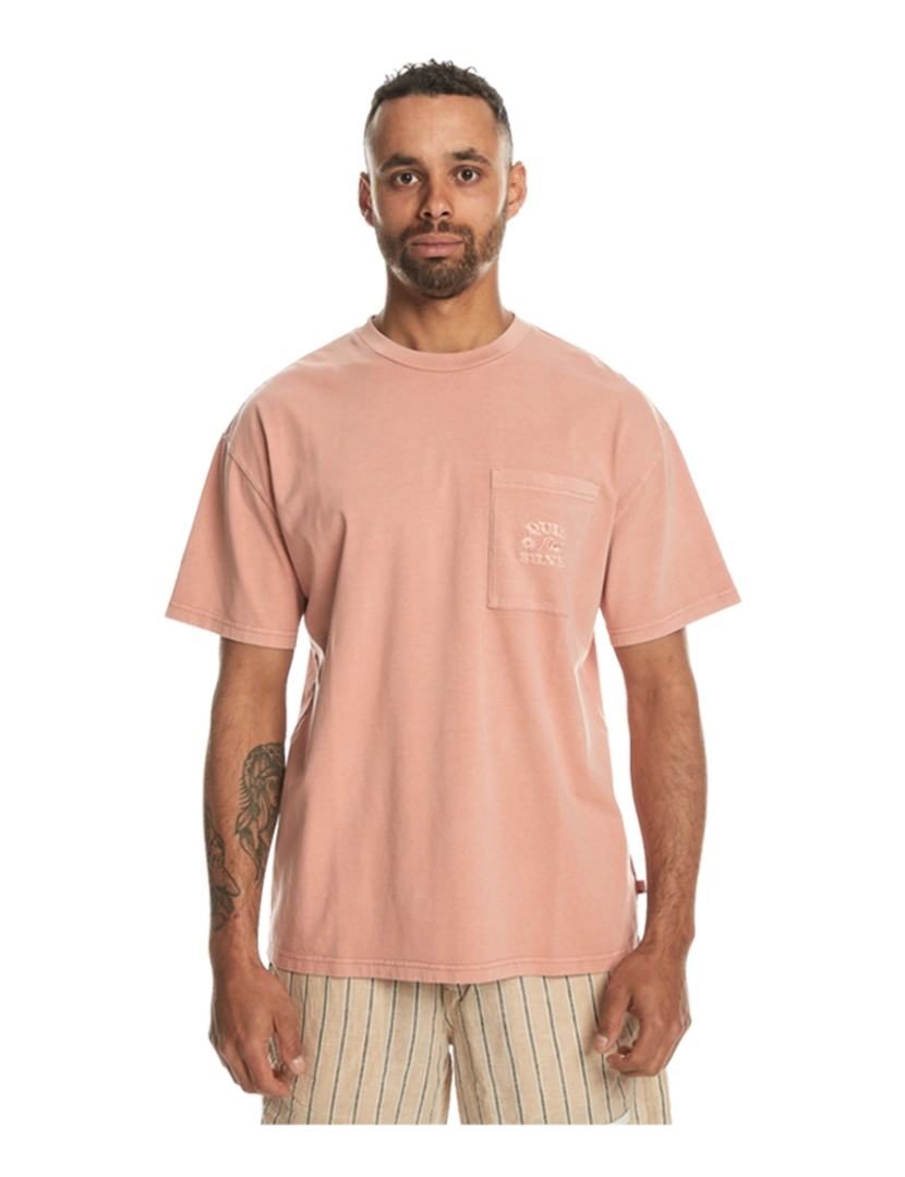 Quiksilver - T-Shirt de Homem Rosa