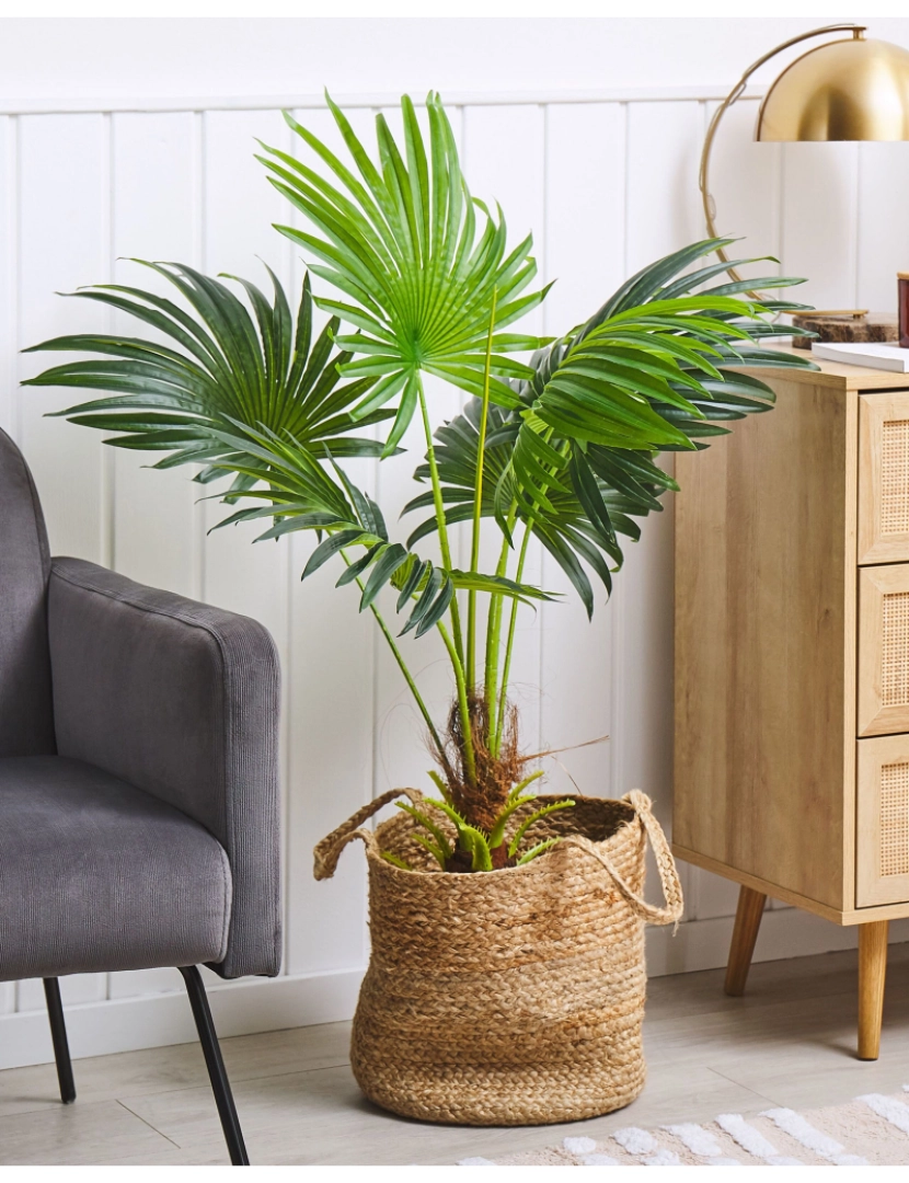 imagem de Planta artificial em vaso 100 cm FAN PALM2