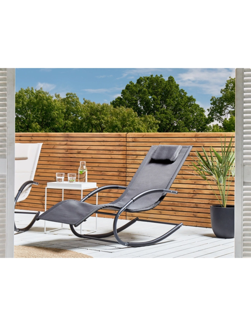 imagem de Cadeira lounge/relax Metal Cinzento CARANO II2