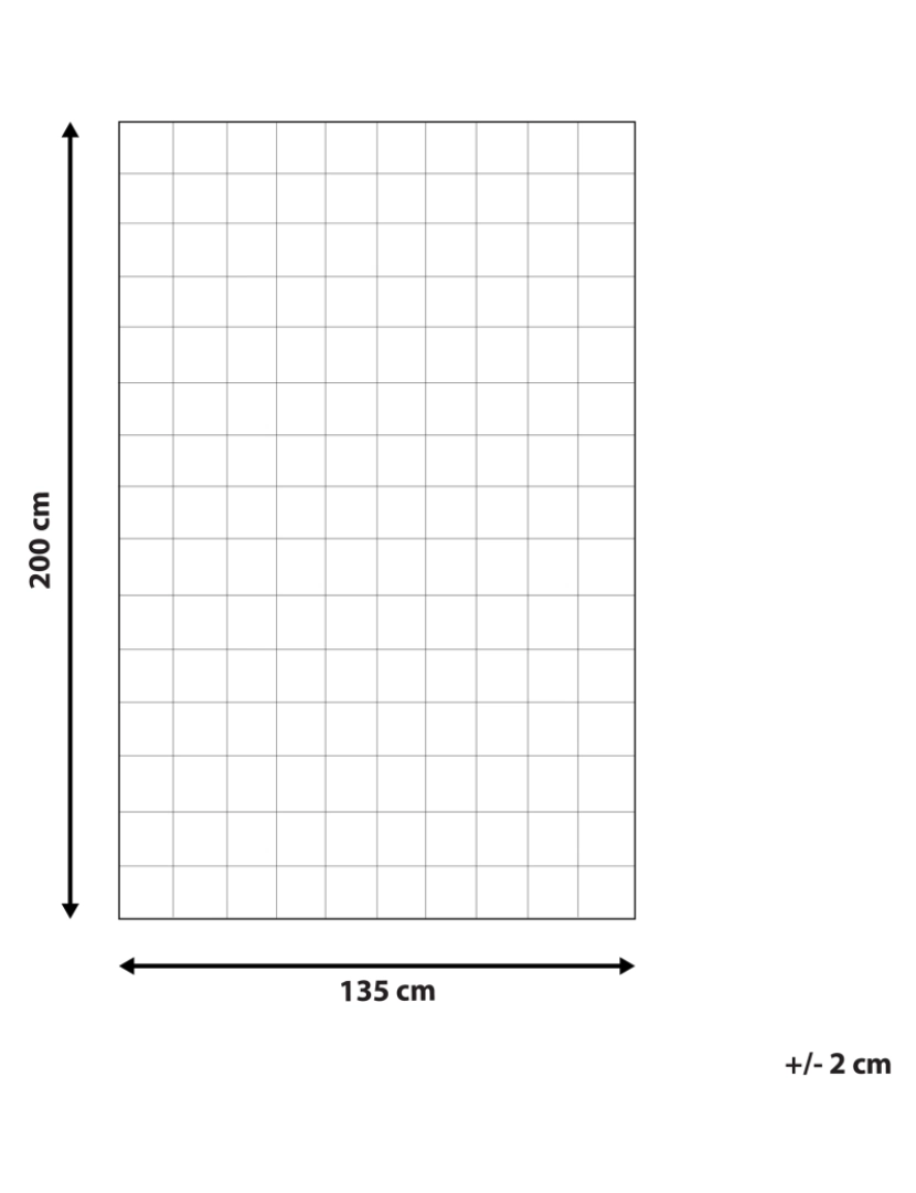 Beliani - Edredão de verão leve em poliéster e algodão branco 135 x 200 cm ANNAPURNA