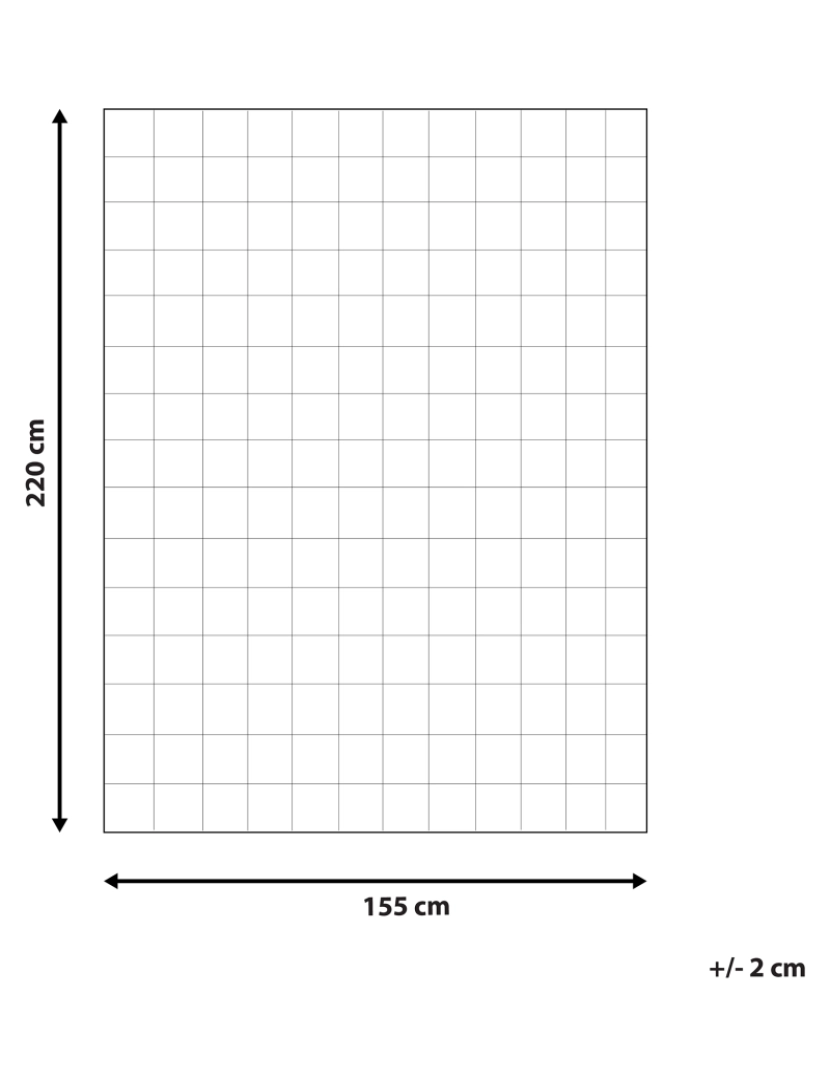 Beliani - Edredão de verão leve em poliéster e algodão branco 155 x 220 cm ANNAPURNA