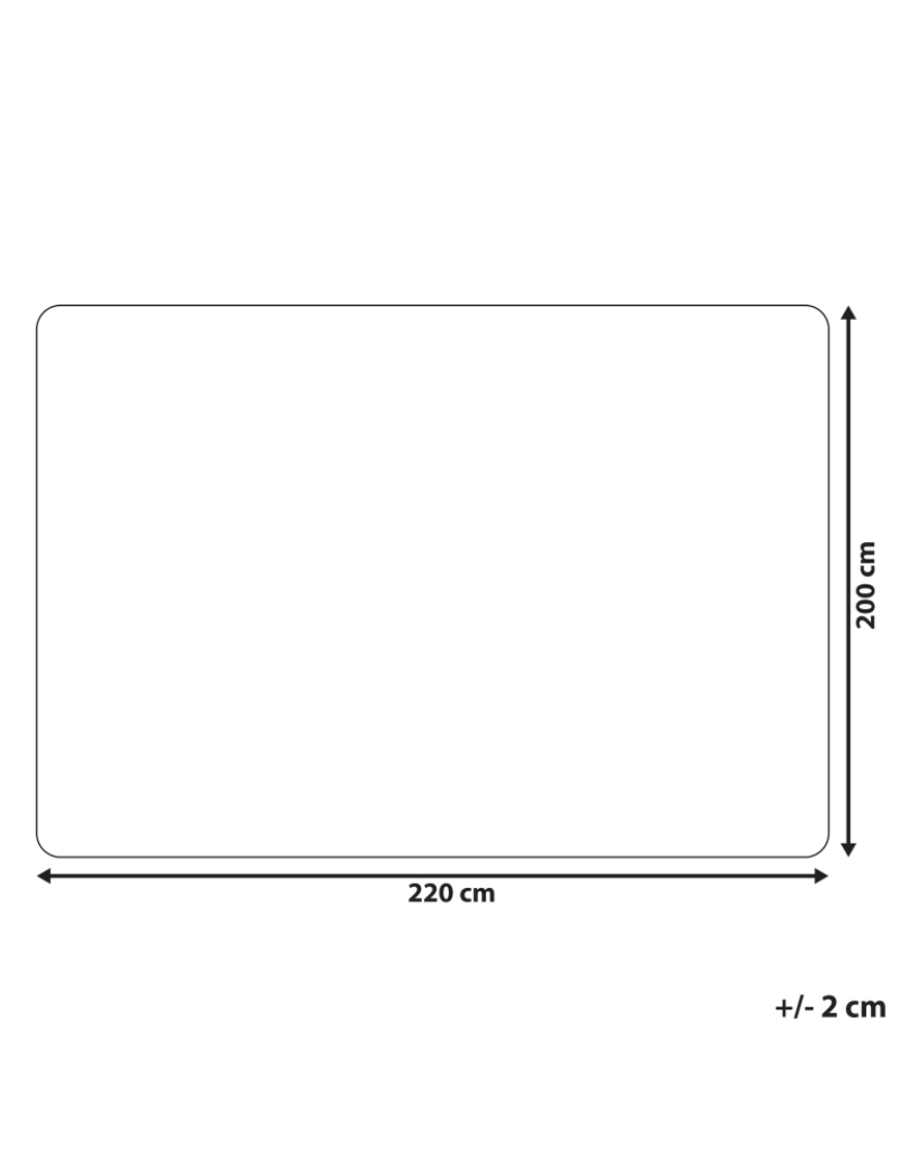 Beliani - Colcha em acrílico castanho escuro 200 x 220 cm DELICE