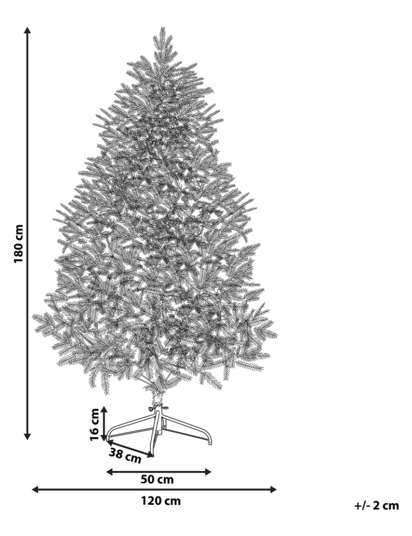 imagem de Árvore de natal com efeito de neve 180 cm MASALA1