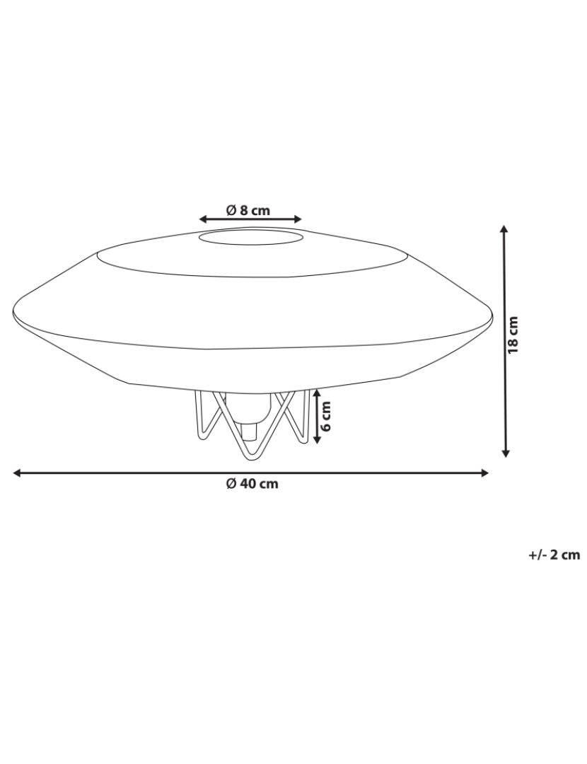 imagem de Candeeiro de mesa em palha natural 18 cm MENTIRI1