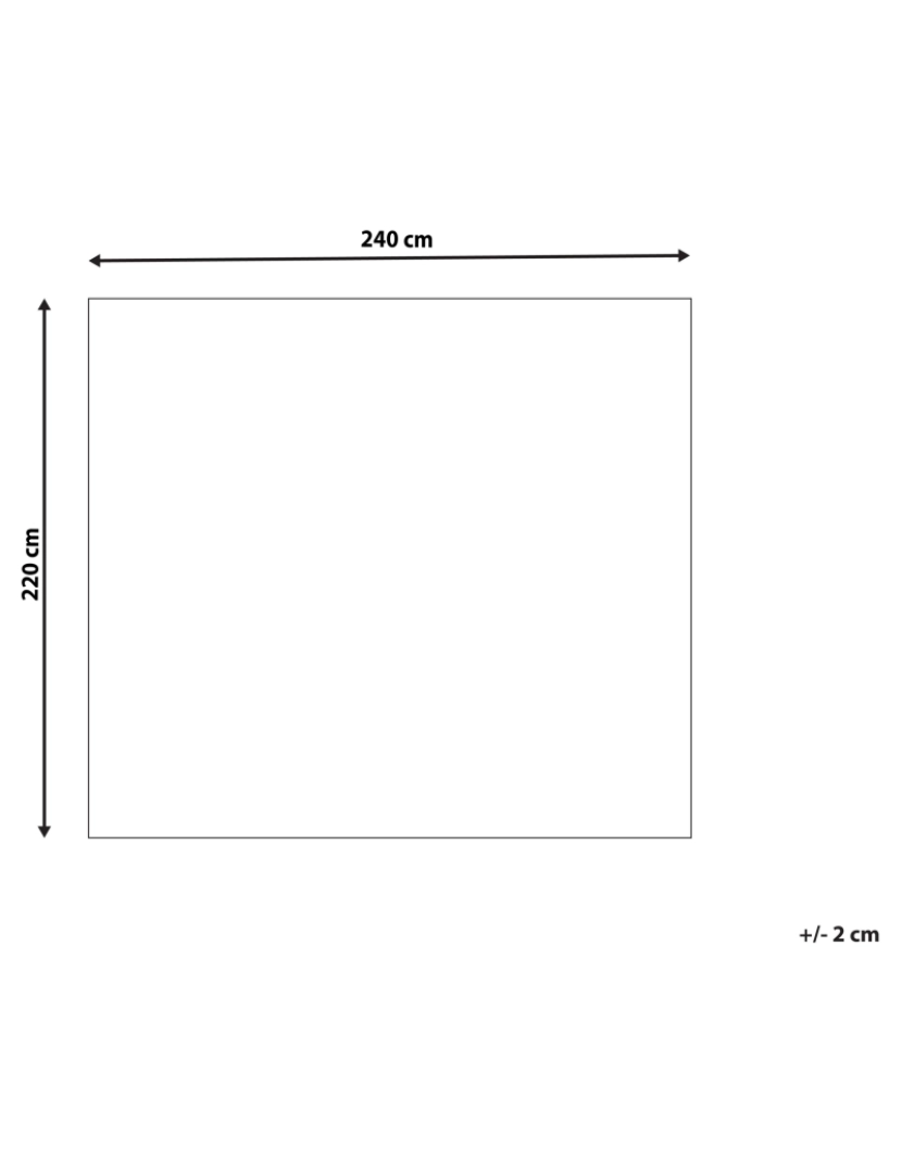 imagem de Colcha em algodão branco-creme 220 x 240 cm HATTON1