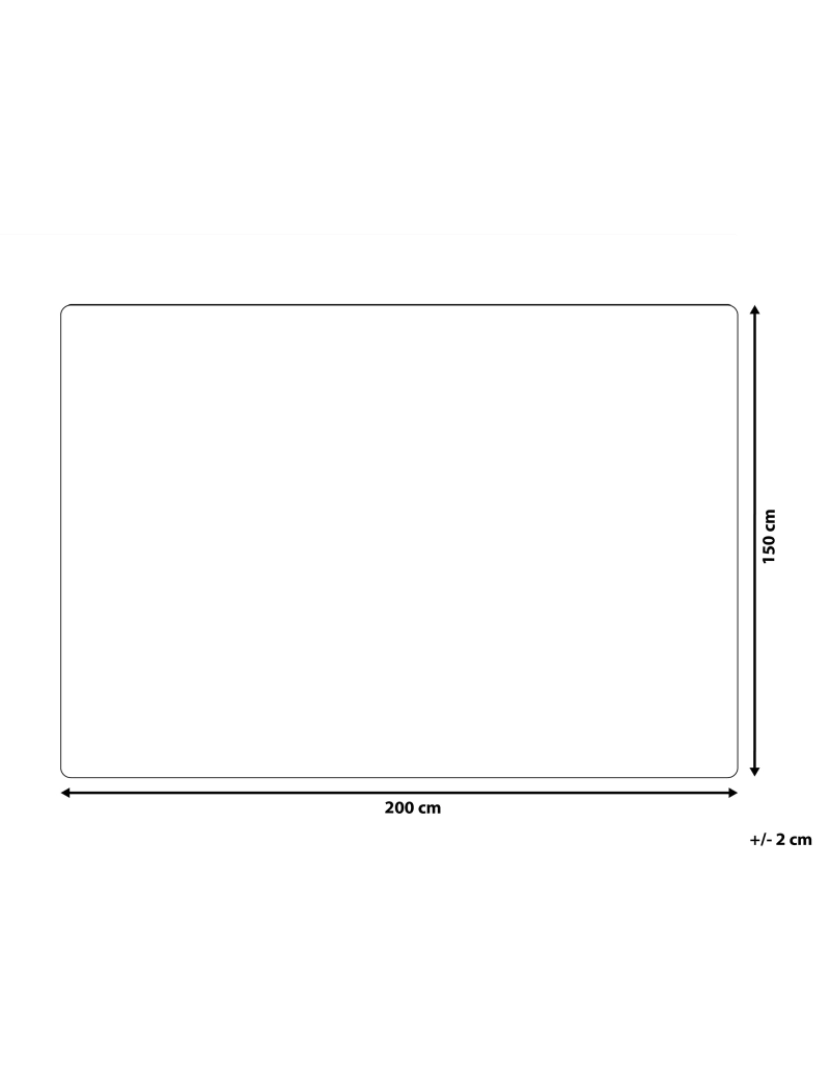 Beliani - Colcha em algodão castanho claro 150 x 200 cm ILEN