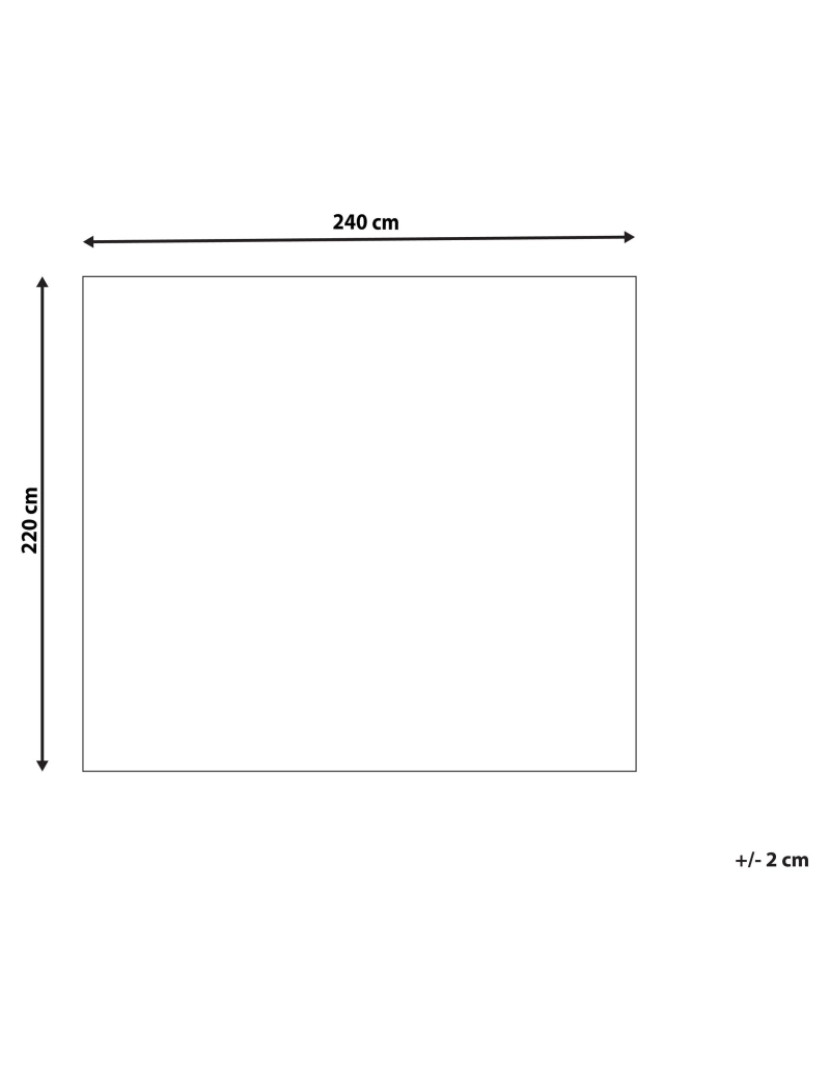 imagem de Colcha em chenille creme 220 x 240 cm KAZY1