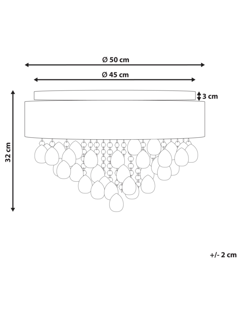 imagem de Lustre em metal prateado CEDEIRA1