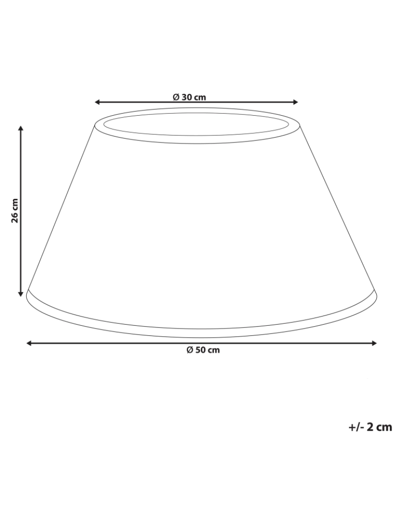 Beliani - Colar de árvore de Natal em rattan natural ⌀ 50 cm CHANT