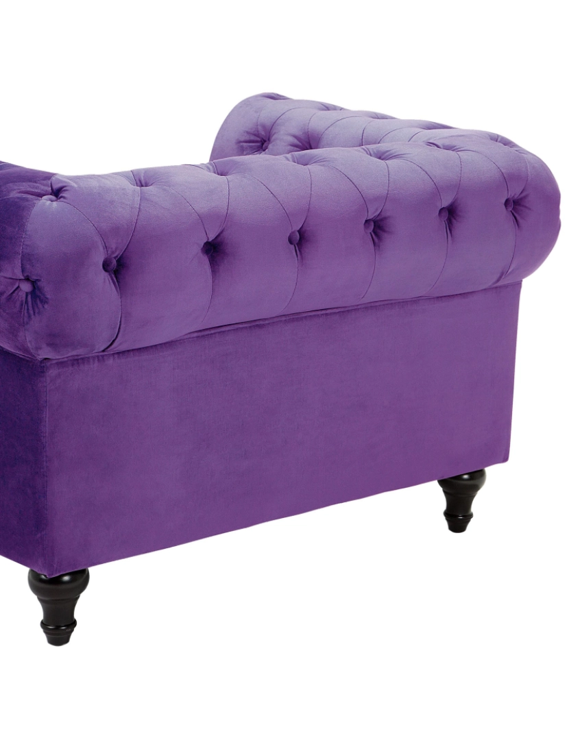 imagem de Veludo Poltrona Violeta CHESTERFIELD10