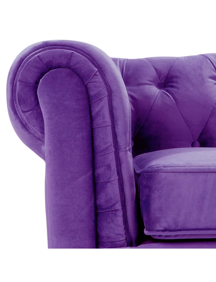 imagem de Veludo Poltrona Violeta CHESTERFIELD8