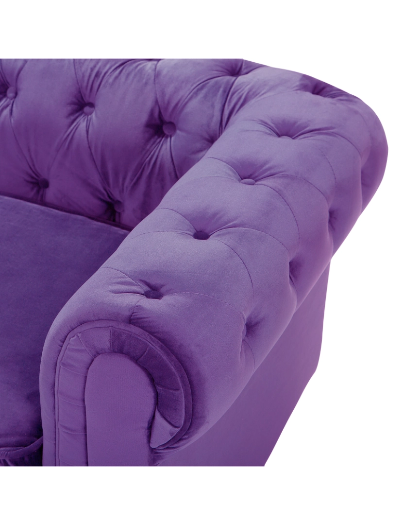 imagem de Veludo Poltrona Violeta CHESTERFIELD9