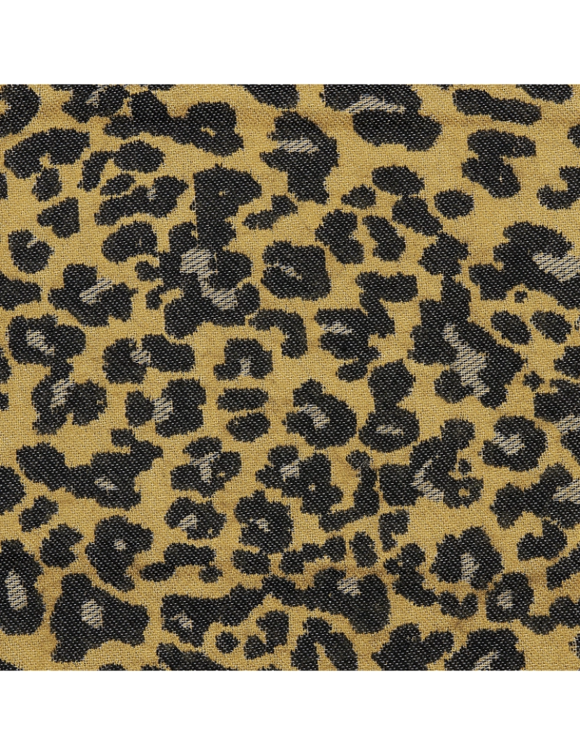 imagem de Manta com padrão leopardo castanho e preto 130 x 170 cm JAMUNE6