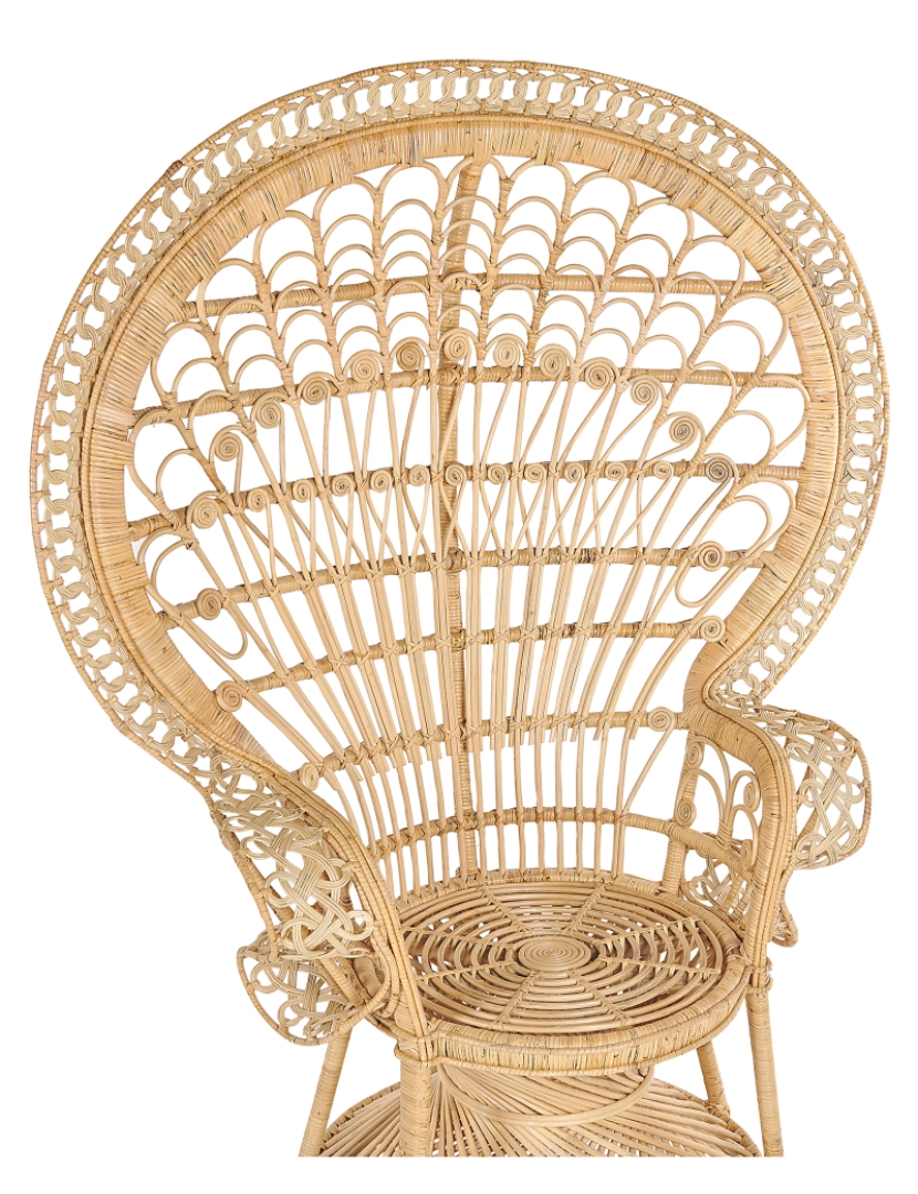 imagem de Cadeira de jardim Rattan Creme EMMANUELLE7