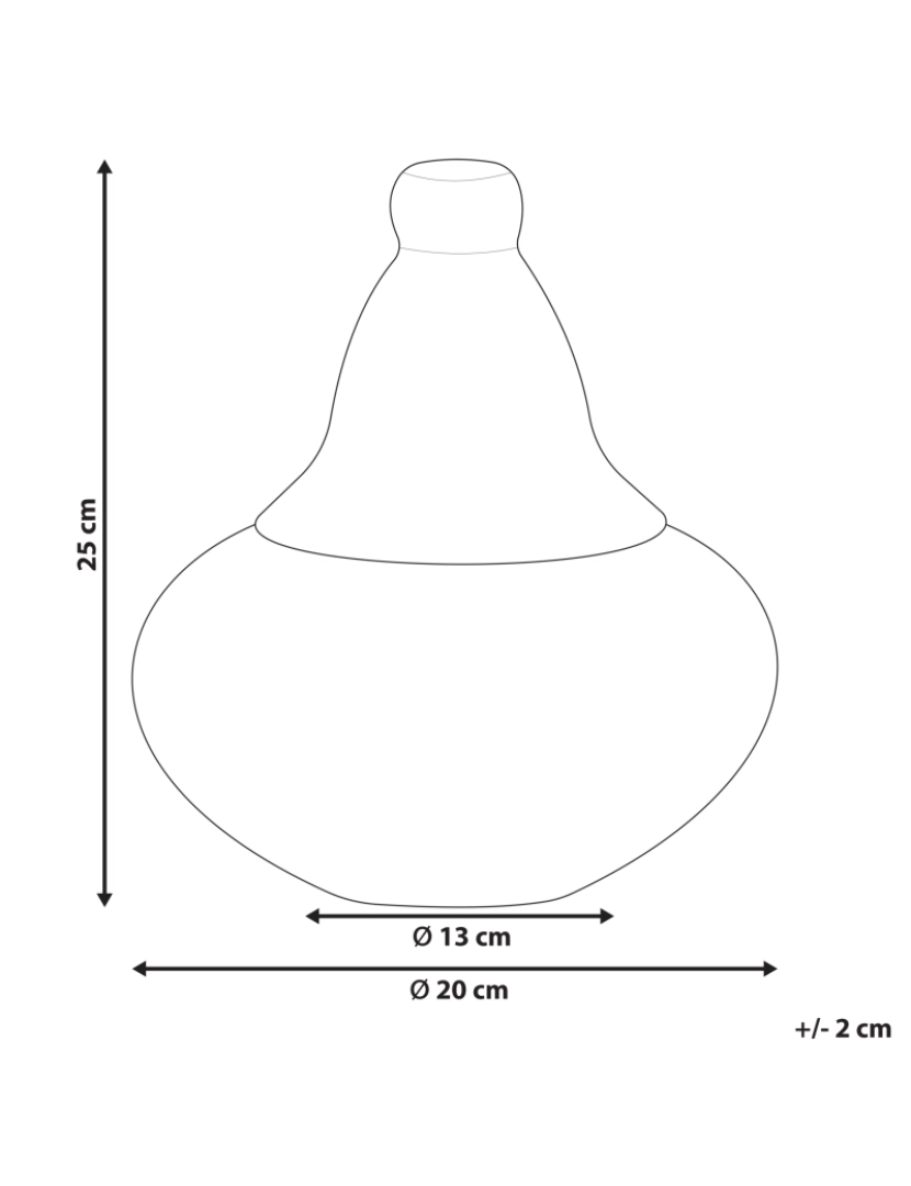 Beliani - Cesto em rattan natural ⌀ 20 cm BILA