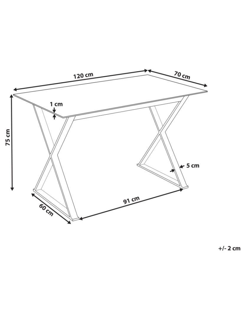 Beliani - Mesa de jantar em inox e vidro temperado efeito mármore e dourado 120 x 70 cm ATTICA