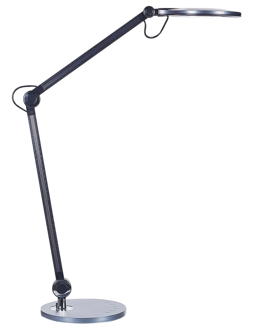 Beliani - Candeeiro de mesa LED em metal preto 34 cm ERIDANUS