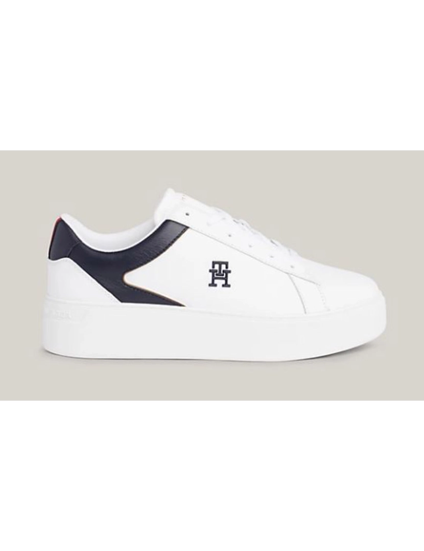 Tommy Hilfiger - Ténis de Senhora Branco e Azul