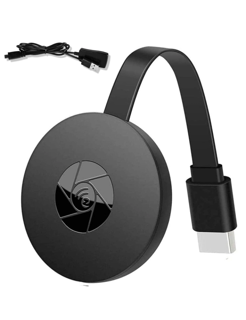 Inf - Dongle de streamer de mídia digital 1080p Full HD Black