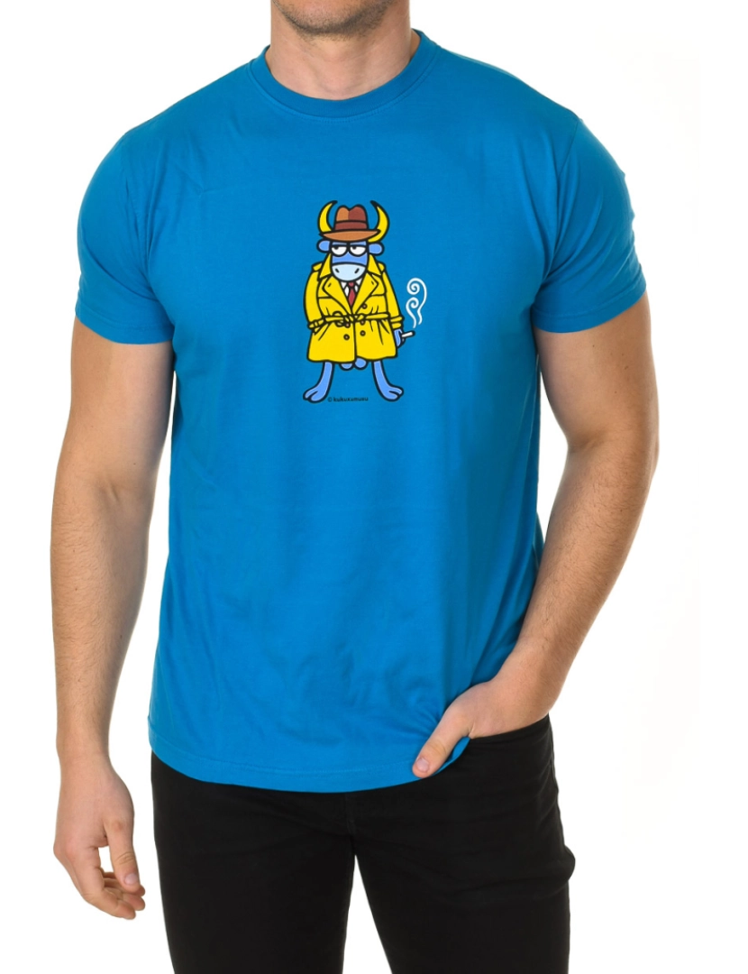 Kukuxumusu - T-Shirt de Homem Azul