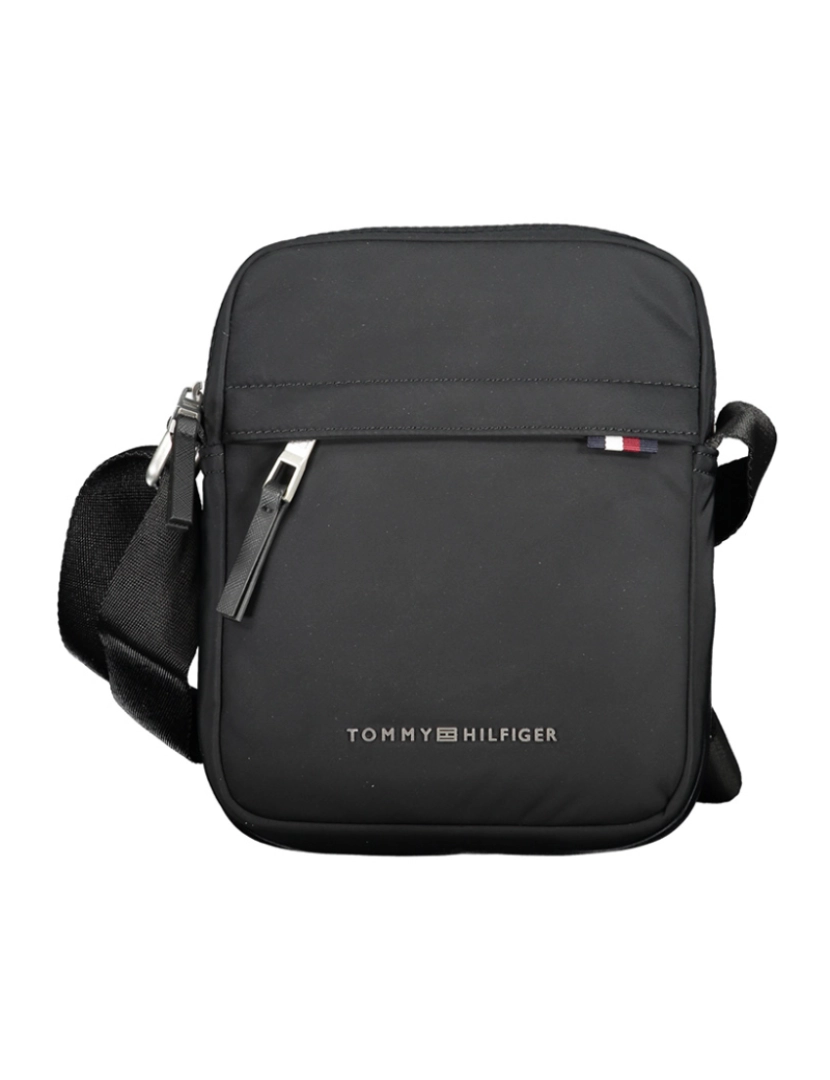 Tommy Hilfiger - Bolsa De Ombro Preta Para Homem 