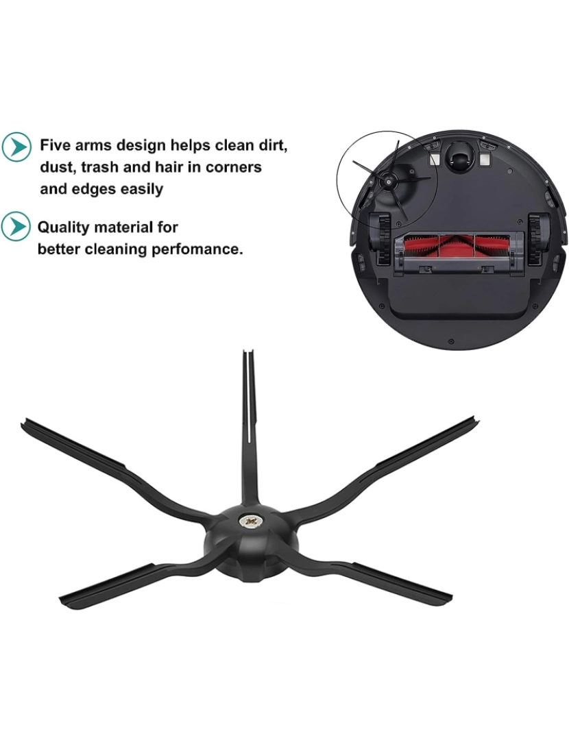 Inf - Acessórios Roborock S6/S60/S65/S5 Max/T6 / 20 peças