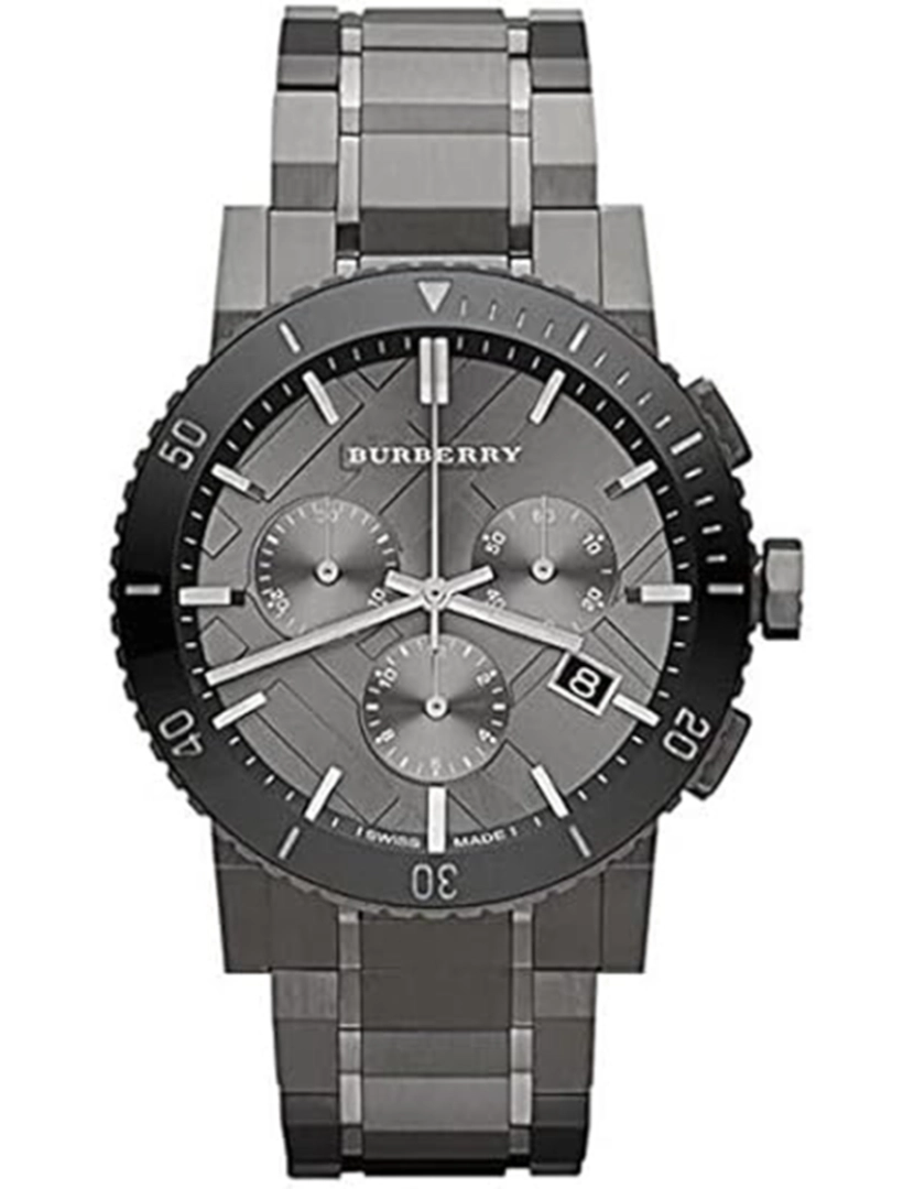 Burberry - Relógios de Homem Chronograph Preto Metalizado