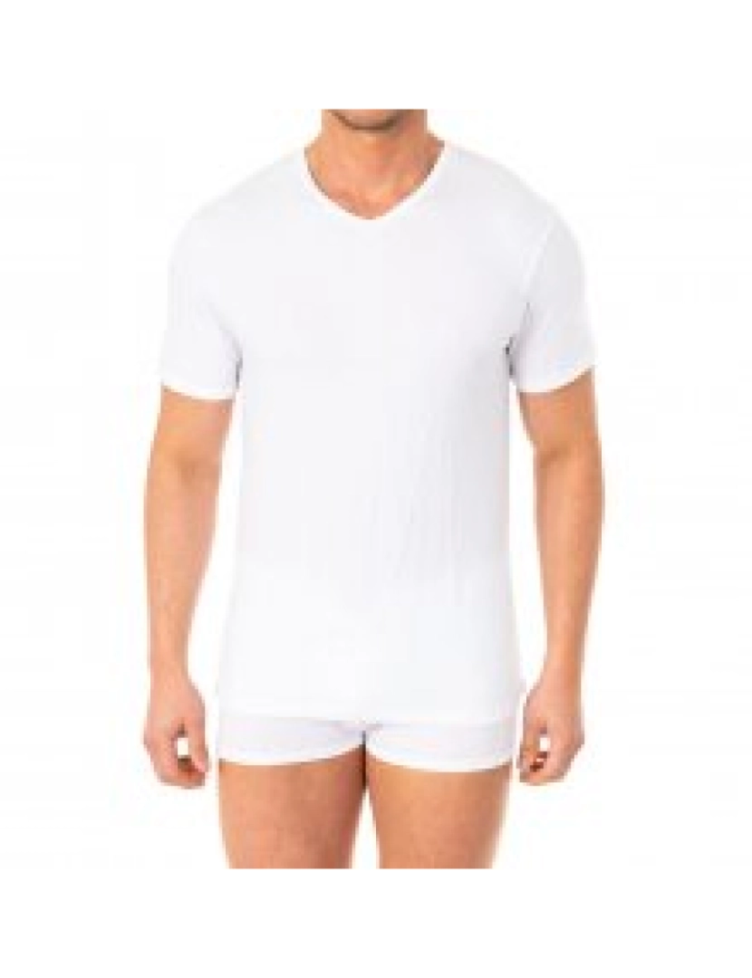 Abanderado - T-Shirt Interior de Homem Branco