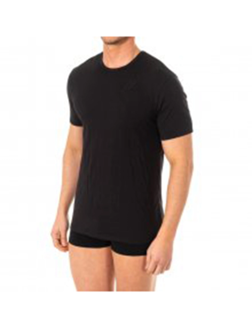 Abanderado - T-Shirt Interior de Homem Preto