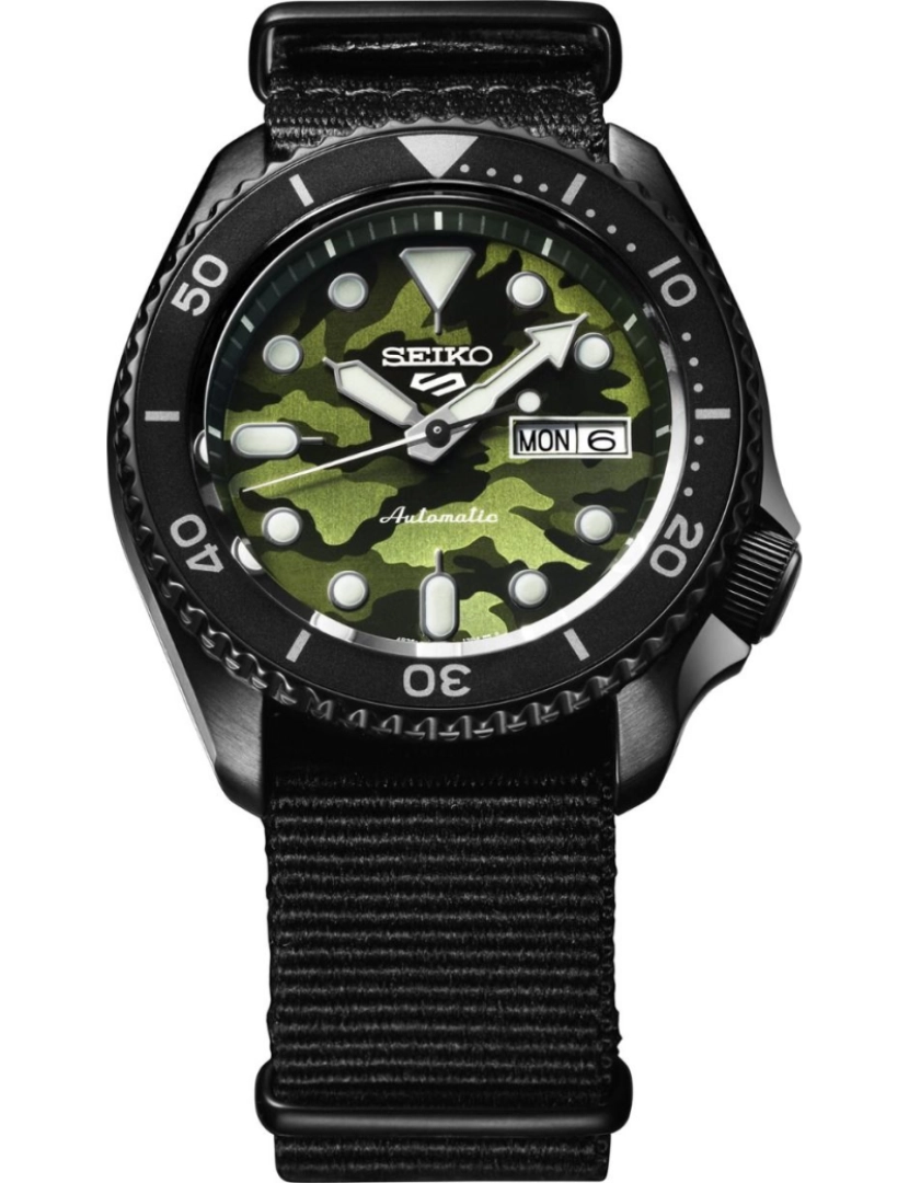 Seiko - Relógio de Homem Preto