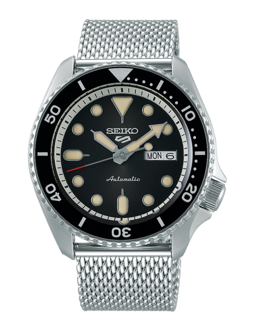 Seiko - Relógio de Homem Prateado