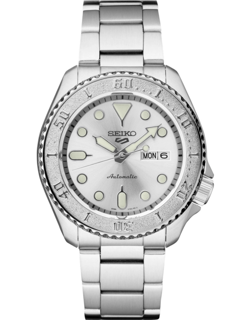 Seiko - Relógio de Homem Prateado