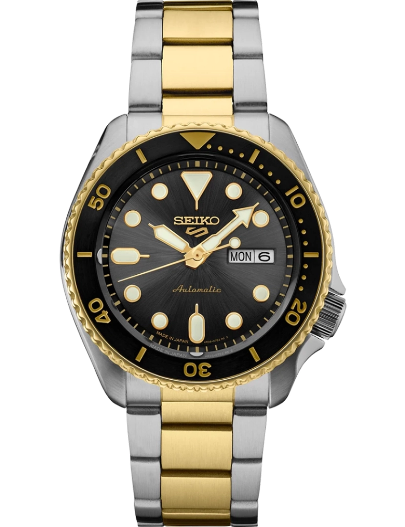 Seiko - Relógio de Homem Prateado e Dourado