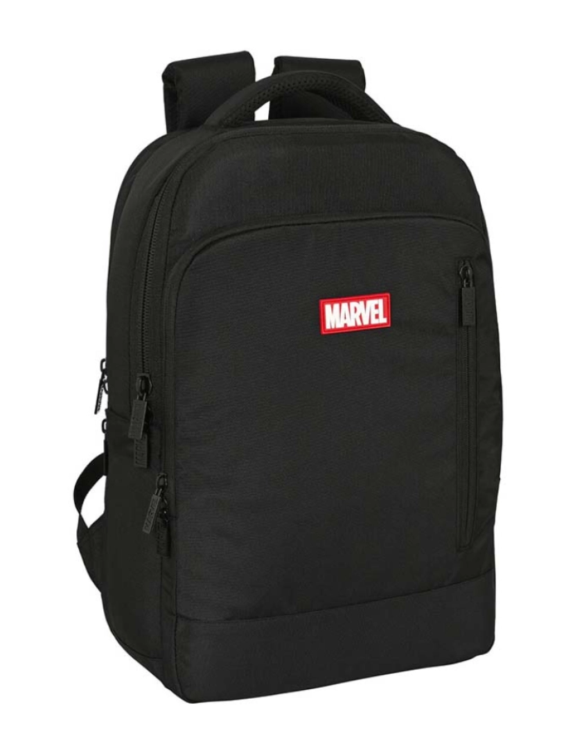 Marvel - Mochila Para Portátil E Tablet Com Saída Usb Marvel Preto