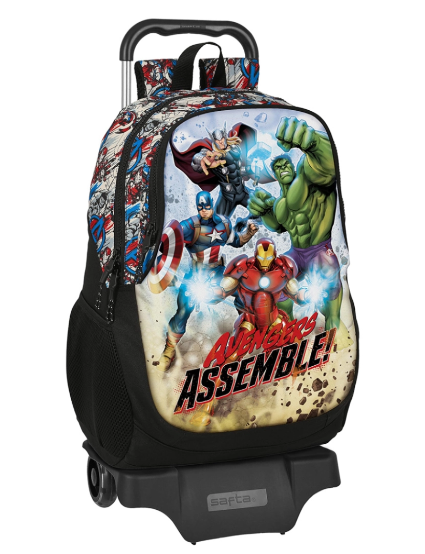 Avengers - Mochila escolar com rodas The Avengers Forever Multicor 32 x 44 x 16 cm