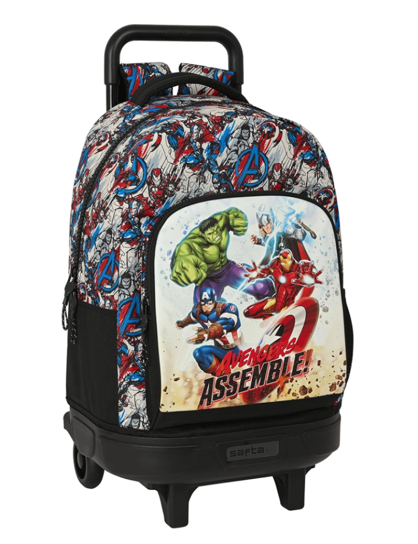 Avengers - Mochila escolar com rodas The Avengers Forever Multicor 33 x 45 x 22 cm