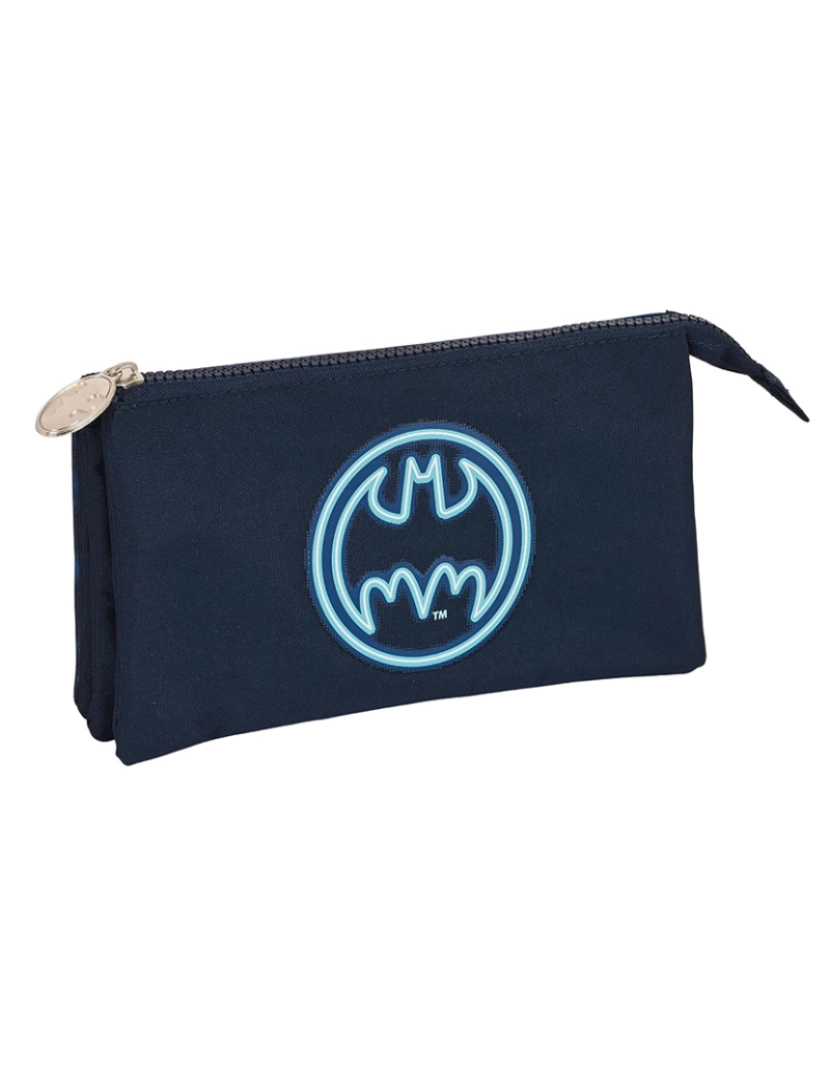 Batman - Mala de transporte dupla Batman Legendary Azul marinho 22 x 12 x 3 cm