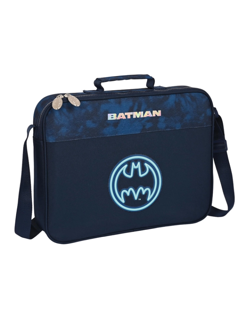 Batman - Mochila escolar Batman Legendary Azul marinho 38 x 28 x 6 cm