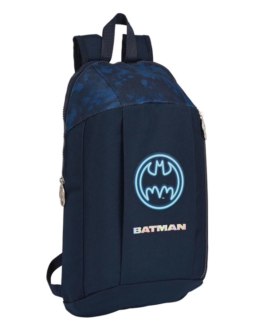 Batman - Mochila Batman Legendary Mini Azul Marinho 22 x 39 x 10 cm