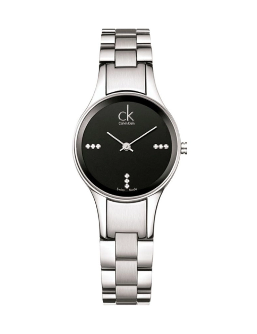 Calvin Klein - Relógio de Senhora K4323102 Prateado e Preto