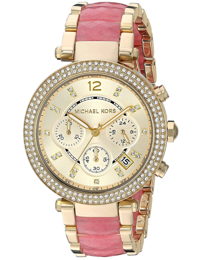 Michael Kors - Relógio de Senhora Dourado e Rosa