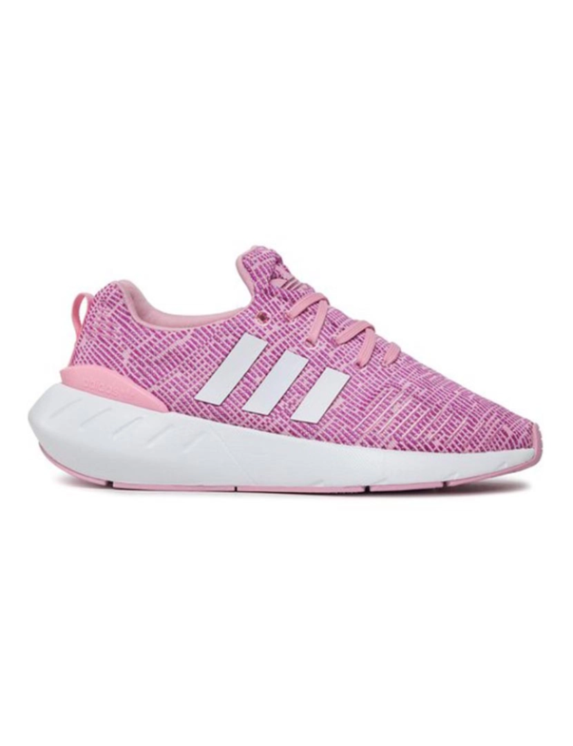 Adidas - Ténis Unissexo Swift Run 22 J Rosa e Branco