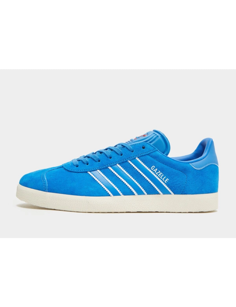 Adidas - Ténis de Homem Gazelle Azul e Branco