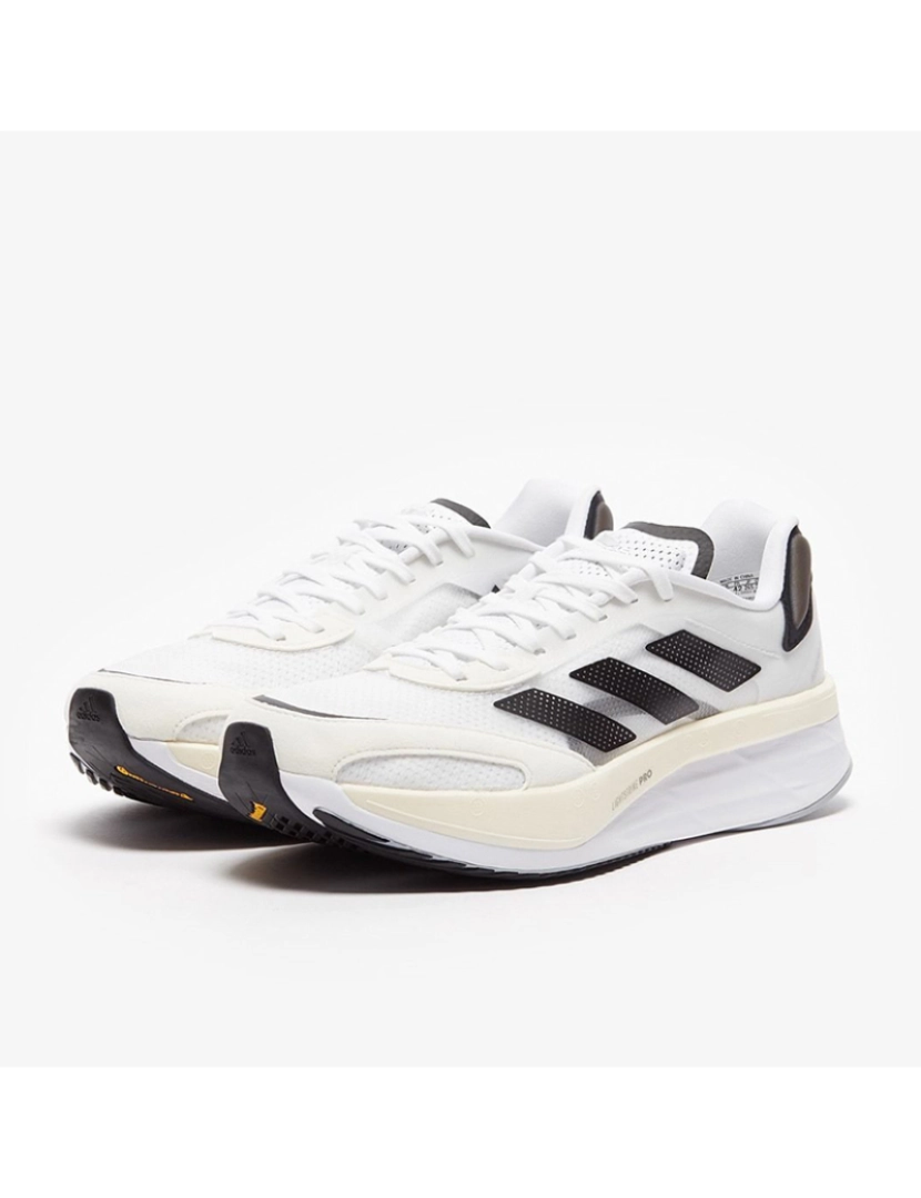 Adidas - Ténis de Homem Adizero Boston 10 Branco e Preto